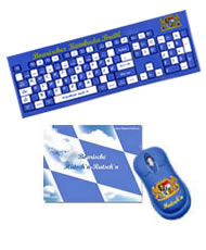 Bayerische Computer Tastatur (Boarisches Kombuda-Brettl)