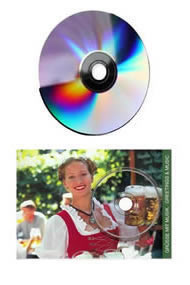 Bayerische Grusskarte mit Musik (CD)