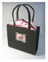 Handtasche - Dirndl Tasche "Rosa Gretl"