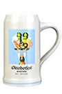 1 Liter Oktoberfestkrug 2025 - Offizieller Steinkrug ohne Deckel