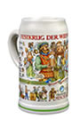 1 Liter Wirtekrug 2016 ohne Deckel - Festkrug der Wiesnwirte als Steinkrug mit Salzlasur