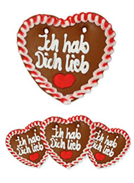 Lebkuchenherz "Ich hab Dich lieb"