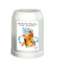 0,3 Liter Steinkrug - Wiesnkrug vom Oktoberfest 2013