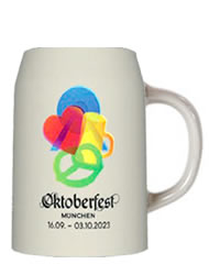 Offizieller Wiesnkrug 2023 - 0,5 Liter Oktoberfest Steinkrug