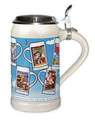 Oktoberfest Sonderkrug "70er Jahre" mit Deckel
