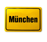 Magnetschild "Stadt München"